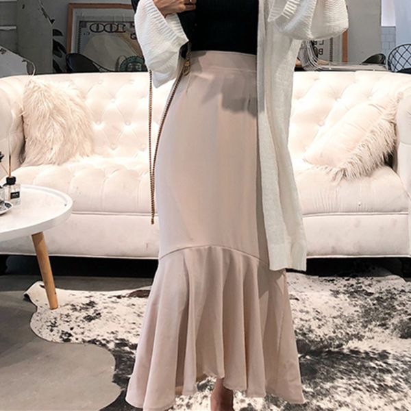 colorfaith new 2020 spring summer women skirts high elastic waist vintage elegant trumpet female fashionable midi skirt sk1621 q1209, Black
colorfaith new 2020 spring summer women skirts high elastic waist vintage elegant trumpet female fashionable midi skirt sk1621 q1209, Black