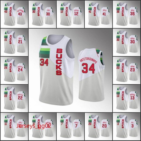 2020 milwaukee bucks men giannis antetokounmpo khris middleton eric bledsoe earned nba white custom basketball jersey, Black
2020 milwaukee bucks men giannis antetokounmpo khris middleton eric bledsoe earned nba white custom basketball jersey, Black