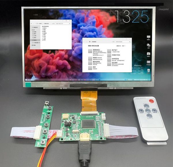 10.1 hd lcd display screen high resolution monitor remote driver control board for raspberry pi mini computer1