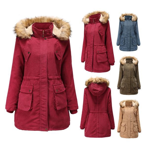 2021 the new corduroy sweater, lady in velvet winter coat thick warm coat. rsfw, Black
2021 the new corduroy sweater, lady in velvet winter coat thick warm coat. rsfw, Black