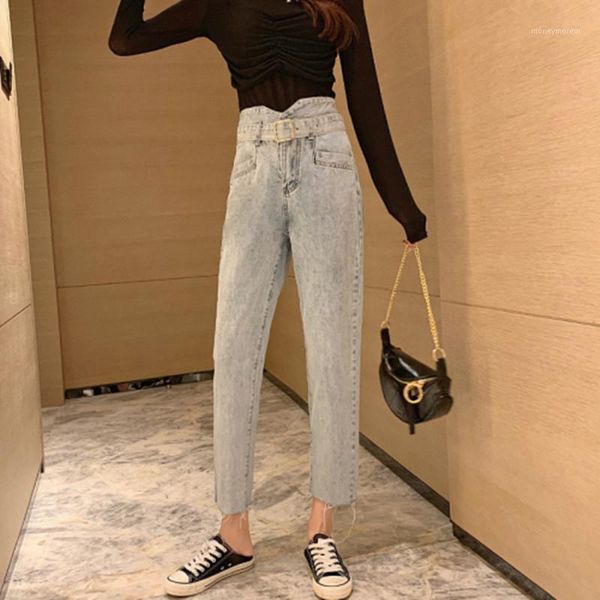 women's jeans high waist for women korean ankle-length straight denim trouser harajuku pants 2021 1, Blue
women's jeans high waist for women korean ankle-length straight denim trouser harajuku pants 2021 1, Blue