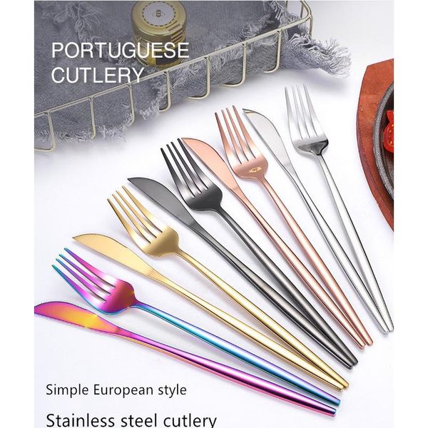 gold dinnerware set dinner knife fork spoon stainless steel tableware set home flatware set dishwasher safe cutlery sqcelc
gold dinnerware set dinner knife fork spoon stainless steel tableware set home flatware set dishwasher safe cutlery sqcelc