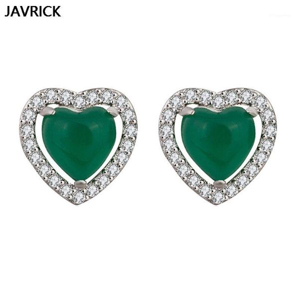 pretty heart shape stud earring created green peridot white cz woman's silver color earring fashion women jewellery1, Golden;silver
pretty heart shape stud earring created green peridot white cz woman's silver color earring fashion women jewellery1, Golden;silver