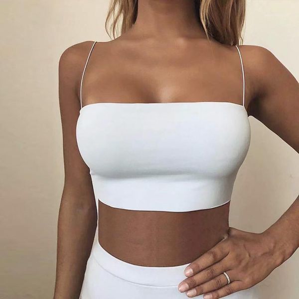 women solid underwear stretch summer crop short cotton sleeveless female seamless tank camisole femme #101, Black;white
women solid underwear stretch summer crop short cotton sleeveless female seamless tank camisole femme #101, Black;white