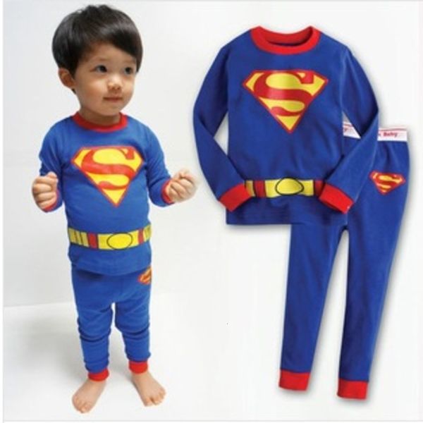 cotton children's clothing boys' baby long sve christmas superman home pajamas air conditioning suit, Blue;red
cotton children's clothing boys' baby long sve christmas superman home pajamas air conditioning suit, Blue;red