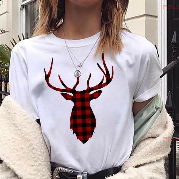 red plaid reindeer merry christmas t shirt women fashion graphic cute tee kawaii hipster short sleeve tee shirt femme, White
red plaid reindeer merry christmas t shirt women fashion graphic cute tee kawaii hipster short sleeve tee shirt femme, White