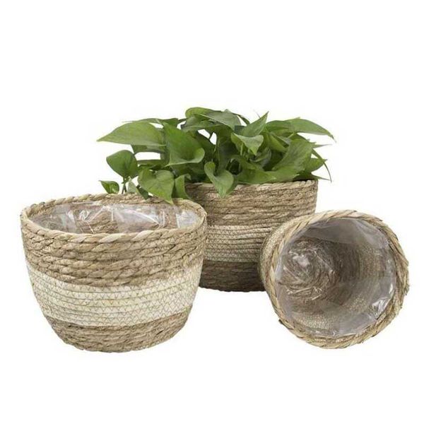 new nordic handmade straw storage basket indoor outdoor flower pot plant container home living room decoration
new nordic handmade straw storage basket indoor outdoor flower pot plant container home living room decoration