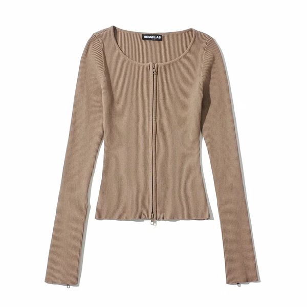 2021 new winter double zipper sweater woman selling women's elastic render unlined upper garment of cultivate morality 96yf, White
2021 new winter double zipper sweater woman selling women's elastic render unlined upper garment of cultivate morality 96yf, White