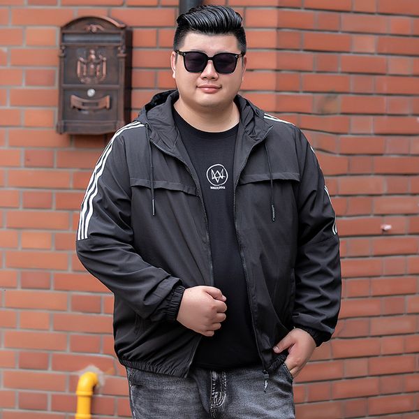 spring and autumn casual jacket men's loose hooded cool add fat size thin coat fashion, Black;brown
spring and autumn casual jacket men's loose hooded cool add fat size thin coat fashion, Black;brown