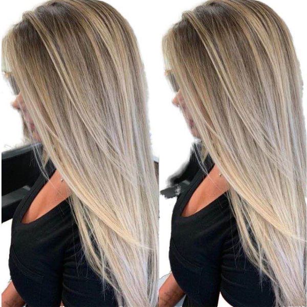 new style ladies dyed black gradient golden mid-length straight hair rose mesh wig
new style ladies dyed black gradient golden mid-length straight hair rose mesh wig