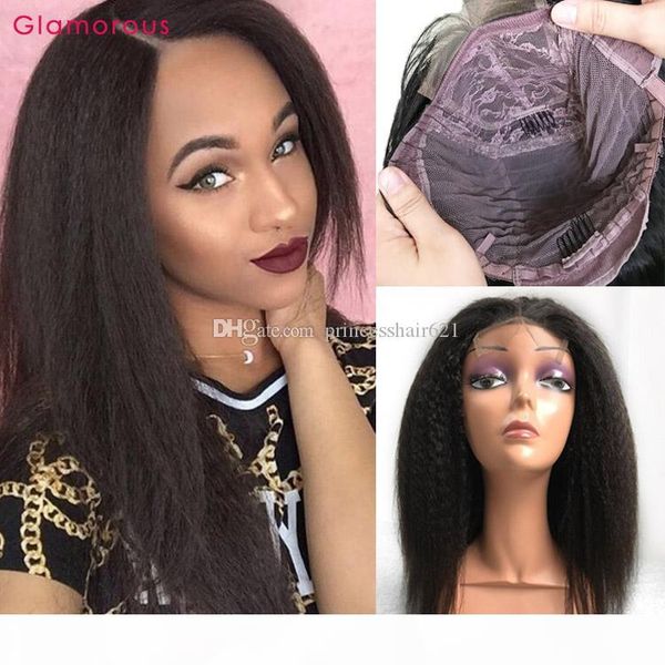4x4 lace closure wig kinky straight human hair wigs for black women glamorous 150% lace closure brazilian hair wig
4x4 lace closure wig kinky straight human hair wigs for black women glamorous 150% lace closure brazilian hair wig