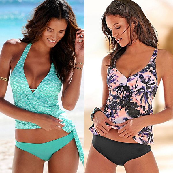 bikinis 2020 new retro print 2 piece tankini swimwear women plus size swimsuit shorts push up female bathing suit beachwear t200708, White;black
bikinis 2020 new retro print 2 piece tankini swimwear women plus size swimsuit shorts push up female bathing suit beachwear t200708, White;black