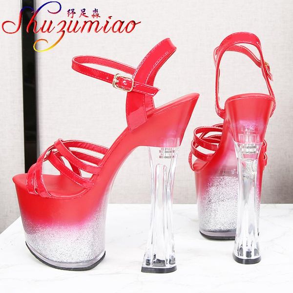 sandals shuzumiao 2021 platform women summer square heel cross belt high heels 17cm bling ladies strip pole dance shoes, Black
sandals shuzumiao 2021 platform women summer square heel cross belt high heels 17cm bling ladies strip pole dance shoes, Black
