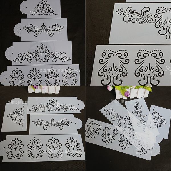 4pcs fondant cake stencil mold flower emboss hollow pvc decorative diy baking moulds border side decor icing sugarcraft 4jy e1
4pcs fondant cake stencil mold flower emboss hollow pvc decorative diy baking moulds border side decor icing sugarcraft 4jy e1