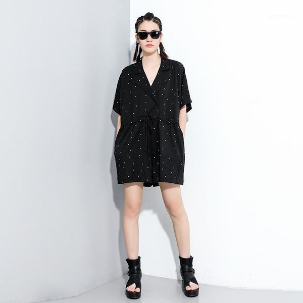 women's jumpsuits & rompers playsuit for female loose styles summer 2021 fashion large size dot printing strap regular jumpsuit women r, Black;white
women's jumpsuits & rompers playsuit for female loose styles summer 2021 fashion large size dot printing strap regular jumpsuit women r, Black;white