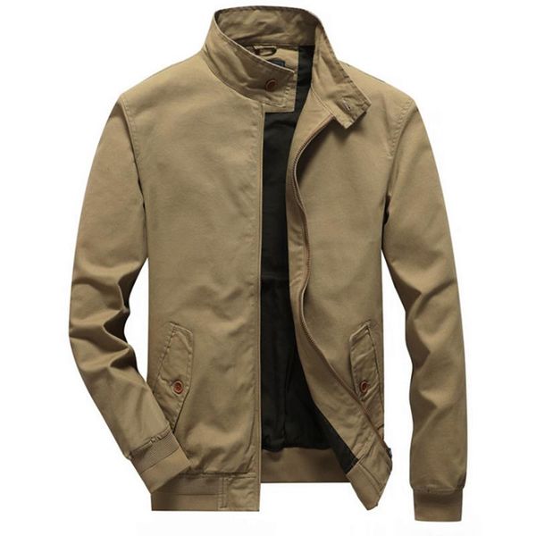new cotton jacket men fashion stand collar army green jackets and coats zipper casual male outwear casaco masculino 6xl, Black;brown
new cotton jacket men fashion stand collar army green jackets and coats zipper casual male outwear casaco masculino 6xl, Black;brown