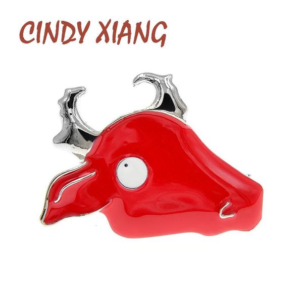 pins, brooches cindy xiang enamel bull head brooch red color animal pin women and men jewelry cattle cow zodiac accessories, Gray
pins, brooches cindy xiang enamel bull head brooch red color animal pin women and men jewelry cattle cow zodiac accessories, Gray