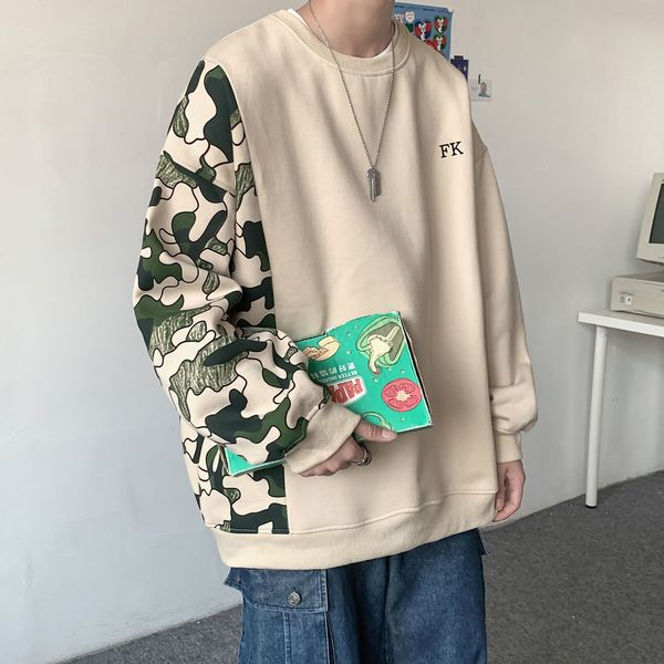 2021 new autumn hoodies around male neck in the fashionable camouflage loose hip-hop selling gray 3x4i, Black
2021 new autumn hoodies around male neck in the fashionable camouflage loose hip-hop selling gray 3x4i, Black
