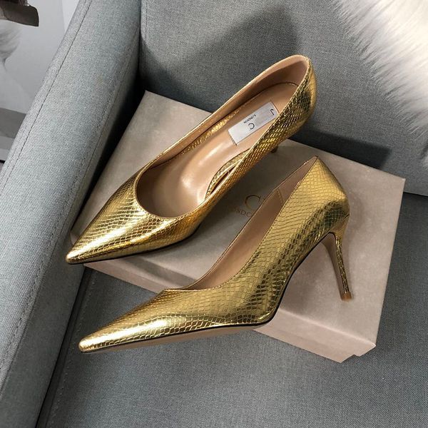 bride jc snake skin high heel sandals women dress shoes leather designer shoes stilettos glitter wedding party occupation pointy shoe, Black
bride jc snake skin high heel sandals women dress shoes leather designer shoes stilettos glitter wedding party occupation pointy shoe, Black