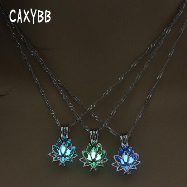caxybb luminous shine in the dark lotus flower pendant necklace women jewelry for women gift chain silver color necklace
caxybb luminous shine in the dark lotus flower pendant necklace women jewelry for women gift chain silver color necklace
