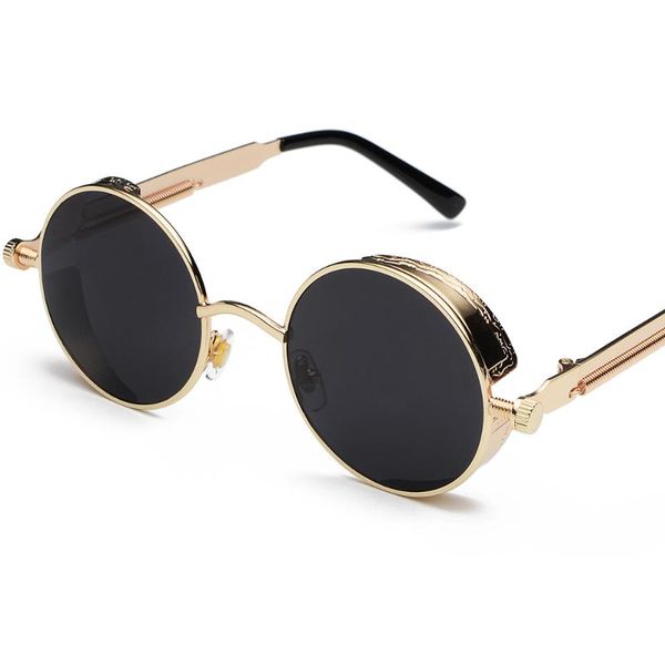 sunglasses 2021 metal round steampunk men women fashion glasses brand designer retro frame vintage uv400, White;black
sunglasses 2021 metal round steampunk men women fashion glasses brand designer retro frame vintage uv400, White;black