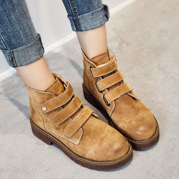 boots fashion ankle genuine leather basic women round toe sewing solid med hook loop winter shoes plus size, Black
boots fashion ankle genuine leather basic women round toe sewing solid med hook loop winter shoes plus size, Black