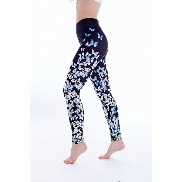 women's stylish casual / sporty leggings sporty print ankle-length pants gym yoga micro-elastic graphic butterfly comfort breathable mi, Black
women's stylish casual / sporty leggings sporty print ankle-length pants gym yoga micro-elastic graphic butterfly comfort breathable mi, Black