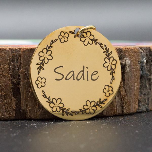 round personalized dog tag with pattern stainless steel custom id tag for dogs cats puppies engraved dog supplies pet products q bbylos
round personalized dog tag with pattern stainless steel custom id tag for dogs cats puppies engraved dog supplies pet products q bbylos