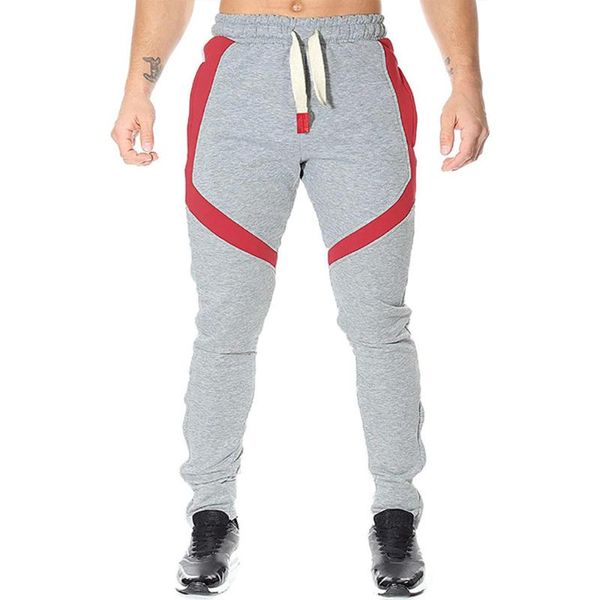 men's fashion sweatpant patchwork casual jogger men clothing sport fitness pants for men, Black
men's fashion sweatpant patchwork casual jogger men clothing sport fitness pants for men, Black