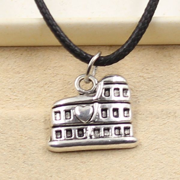 fashion roman colosseum rome italy necklace pendant women jewelry black leather punk choker leather necklace friendship gift 6kd5, Silver
fashion roman colosseum rome italy necklace pendant women jewelry black leather punk choker leather necklace friendship gift 6kd5, Silver