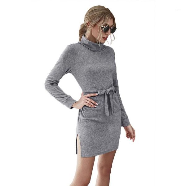turtleneck knitted autumn winter dress women elegant 2020 long sleeve pockets wrap mini bodycon dresses for women vestidos1, Black;gray
turtleneck knitted autumn winter dress women elegant 2020 long sleeve pockets wrap mini bodycon dresses for women vestidos1, Black;gray