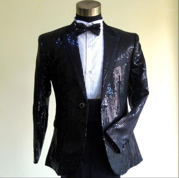 black sequins wedding suits men's formal dress men costume homme terno masculino trouser latest coat pant designs suit singer1, White;black
black sequins wedding suits men's formal dress men costume homme terno masculino trouser latest coat pant designs suit singer1, White;black