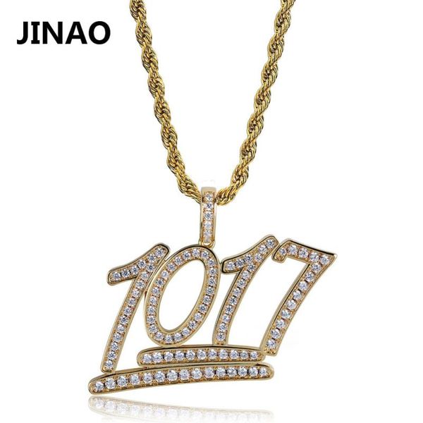 jinao hip hop iced out chain jewelry music label 1017 necklace cubic zircon gold silver color digit number rap pendant necklace
jinao hip hop iced out chain jewelry music label 1017 necklace cubic zircon gold silver color digit number rap pendant necklace