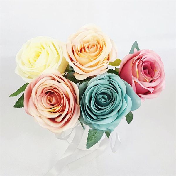 1pc 2020 new artificial flowers silk roses one single roses false blossom for wedding party home decoration flower arrangement
1pc 2020 new artificial flowers silk roses one single roses false blossom for wedding party home decoration flower arrangement