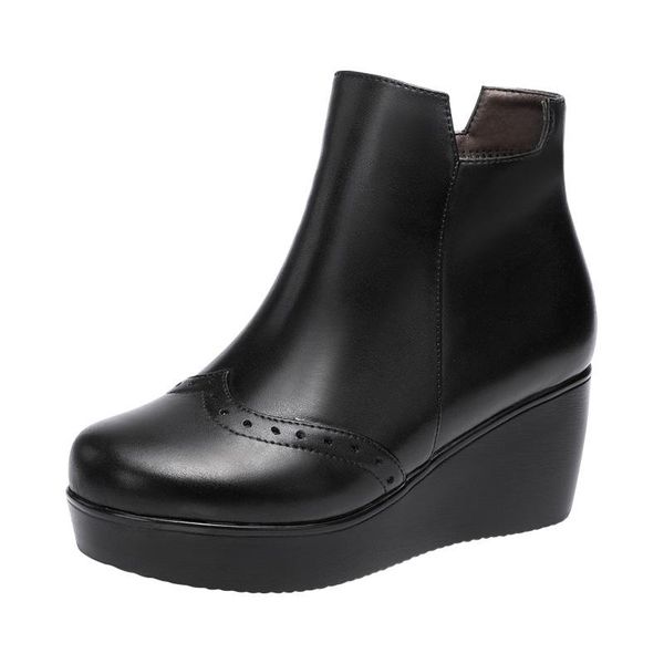 boots size (32-43) black platform wedge shoes 2021 fashion short genuine leather fall winter ankle women snow
boots size (32-43) black platform wedge shoes 2021 fashion short genuine leather fall winter ankle women snow