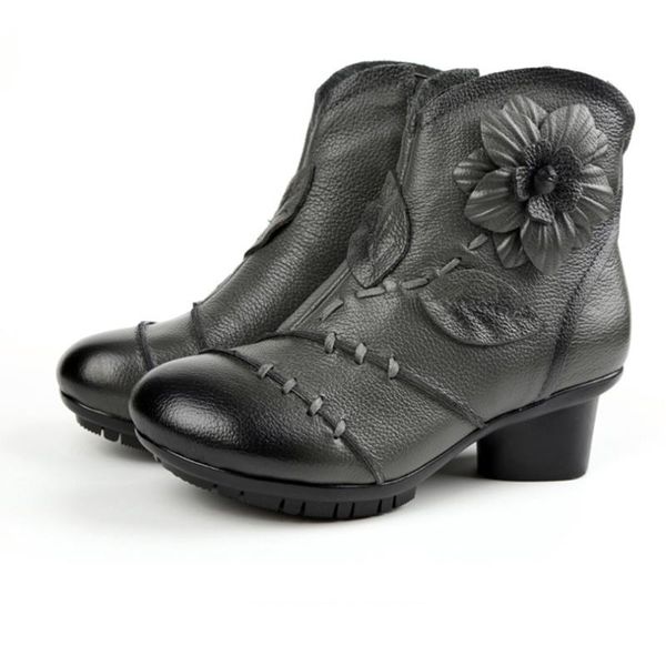 boots retro stylecow full grain natural leather women med heels handmade gray red flowers roundtoes riding shoes for, Black
boots retro stylecow full grain natural leather women med heels handmade gray red flowers roundtoes riding shoes for, Black