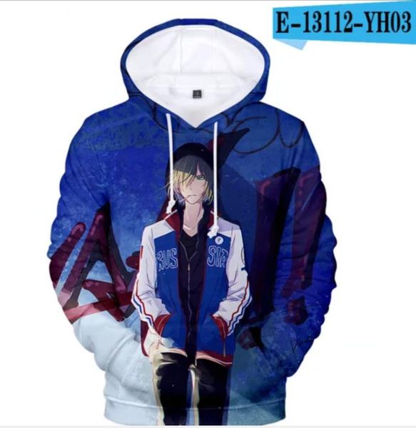new anime yuri on ice cosplay costume yuri plisetsky cosplay hoodies men/women hooded 3d printed coats sportswear jackets, Black
new anime yuri on ice cosplay costume yuri plisetsky cosplay hoodies men/women hooded 3d printed coats sportswear jackets, Black