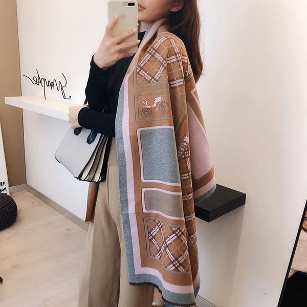 wind autumn winter new enlarged scarf women imitation cashmere double-sided carriage printing warm scarf shawl klwe, Blue;gray
wind autumn winter new enlarged scarf women imitation cashmere double-sided carriage printing warm scarf shawl klwe, Blue;gray