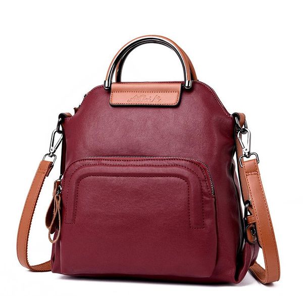 backpack women 2021 new trendy wild large-capacity soft leather backpack fashion cowhide women bag schoolbag
backpack women 2021 new trendy wild large-capacity soft leather backpack fashion cowhide women bag schoolbag