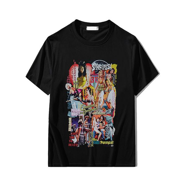 2021 we11done spring and summer new graffiti oil painting round neck short sleeve t-shirt men's movie poster printed cotton tee w7qa, White;black
2021 we11done spring and summer new graffiti oil painting round neck short sleeve t-shirt men's movie poster printed cotton tee w7qa, White;black