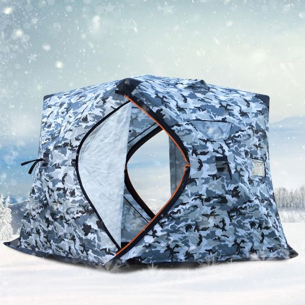 tents and shelters large winter ice fising tent 3-4person quick opening outdoor thickened warm cotton camping tourist big house
tents and shelters large winter ice fising tent 3-4person quick opening outdoor thickened warm cotton camping tourist big house