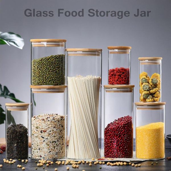 transparent glass food storage jar canisters corks cover bottles for sand liquid food eco-friendly glass bottles with bamboo lid dhl free
transparent glass food storage jar canisters corks cover bottles for sand liquid food eco-friendly glass bottles with bamboo lid dhl free