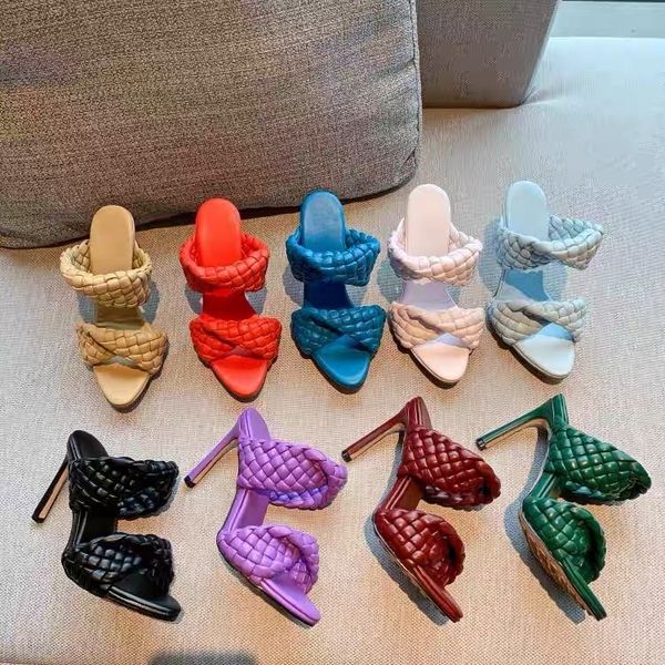 charm2021 summer european and american show new high heel leather woven sandals foreign trade large fashion personality color wo y1124, Black
charm2021 summer european and american show new high heel leather woven sandals foreign trade large fashion personality color wo y1124, Black