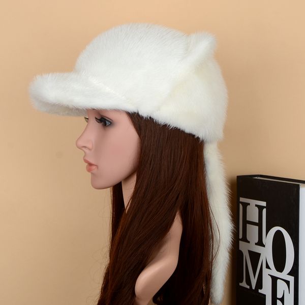 korean de vison fur really buffer reputed baseball cap mink hat cat winter ear women's all games, Blue;gray
korean de vison fur really buffer reputed baseball cap mink hat cat winter ear women's all games, Blue;gray