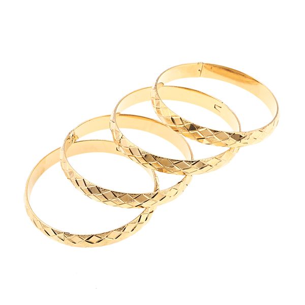 4pcs women romantic bangle jewelry gold color dubai ethiopian african women gift jewelry, White
4pcs women romantic bangle jewelry gold color dubai ethiopian african women gift jewelry, White