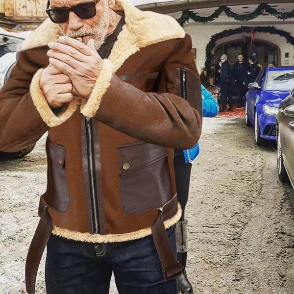 men imitation leather jackets biker motorcycle zipper long sleeve coat outerwear faux leather stand collar zipper pockets1, Black
men imitation leather jackets biker motorcycle zipper long sleeve coat outerwear faux leather stand collar zipper pockets1, Black