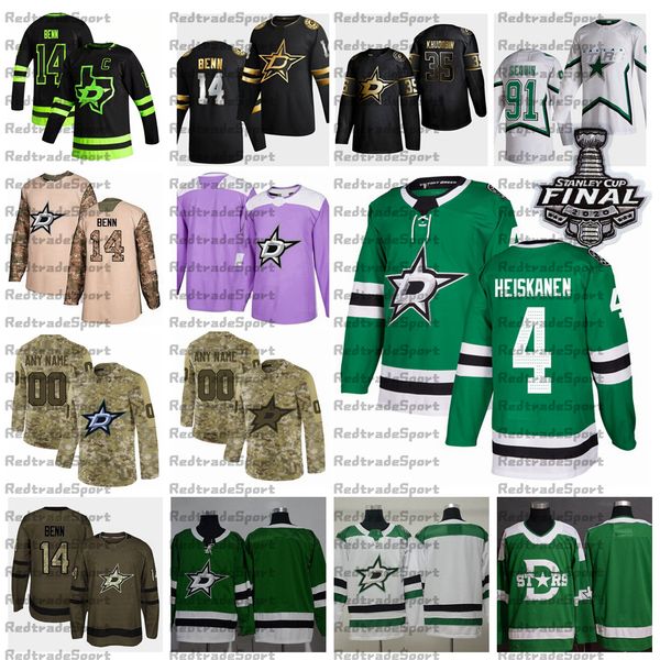 2021 reverse retro customize 4 miro heiskanen dallas stars hockey jersey stanley cup golden edition camo veterans day fights cancer shirt, Black;red
2021 reverse retro customize 4 miro heiskanen dallas stars hockey jersey stanley cup golden edition camo veterans day fights cancer shirt, Black;red