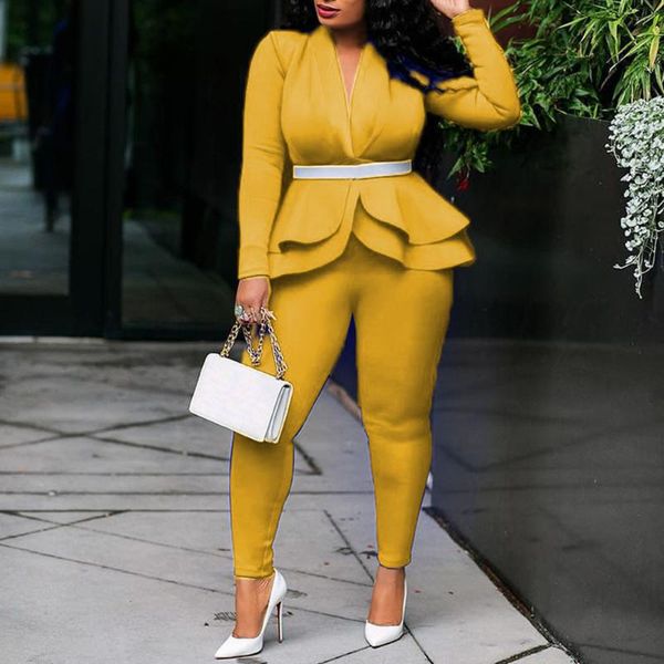 winter two piece set women long sleeve and pants elegant office ladies work wear suit sets plus size autumn matching outfits, White
winter two piece set women long sleeve and pants elegant office ladies work wear suit sets plus size autumn matching outfits, White