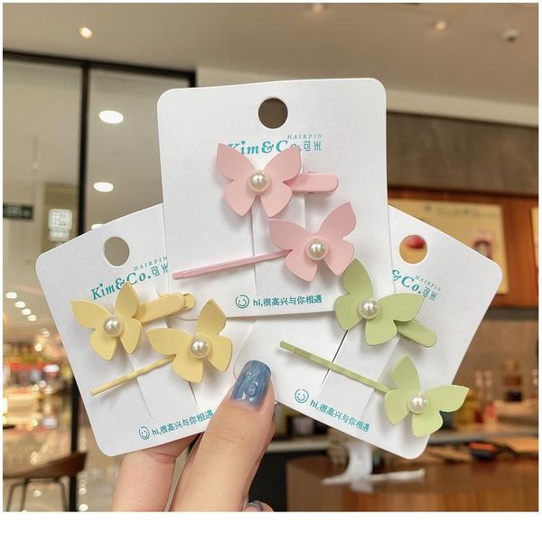 2pcs iron solid color metal hairgrip girls snap butterfly hair clips for children baby hair accessories women barrettes qylscy, Black;brown
2pcs iron solid color metal hairgrip girls snap butterfly hair clips for children baby hair accessories women barrettes qylscy, Black;brown