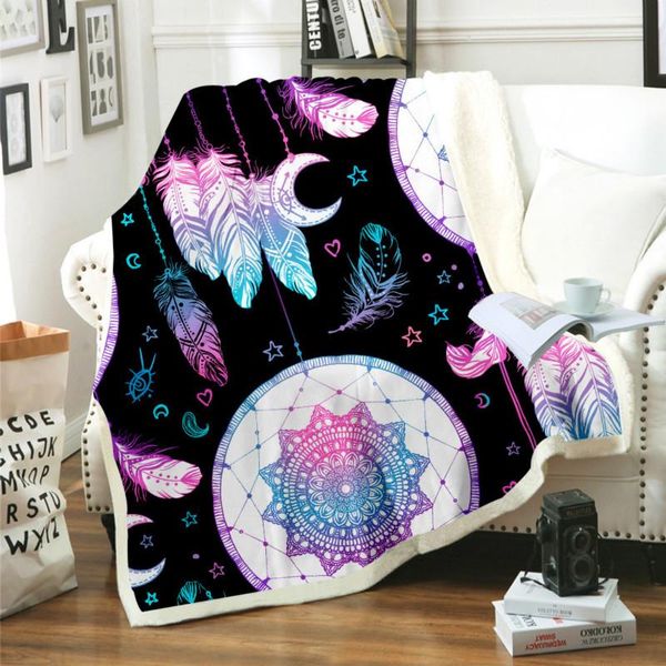 colorful feather 3d digital printing cotton velvet super thick household blanket lazy blanket
colorful feather 3d digital printing cotton velvet super thick household blanket lazy blanket